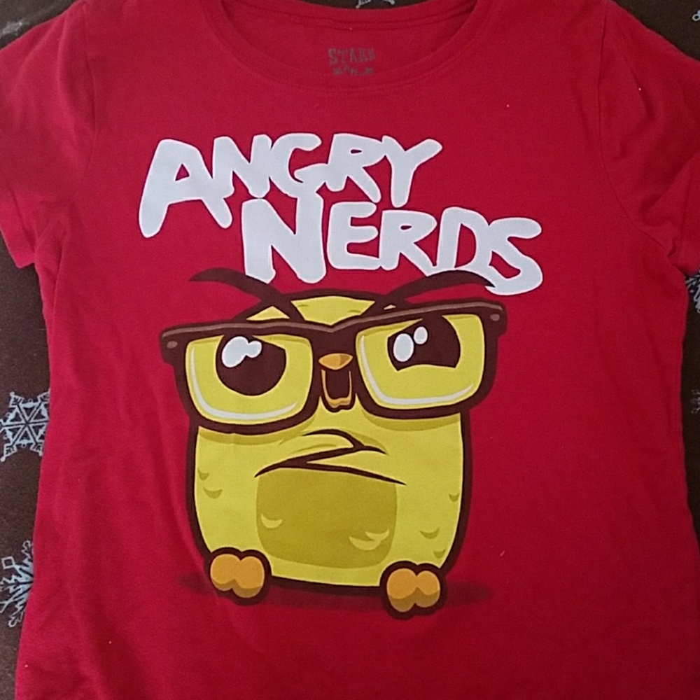 Angry Nerds graphic tee